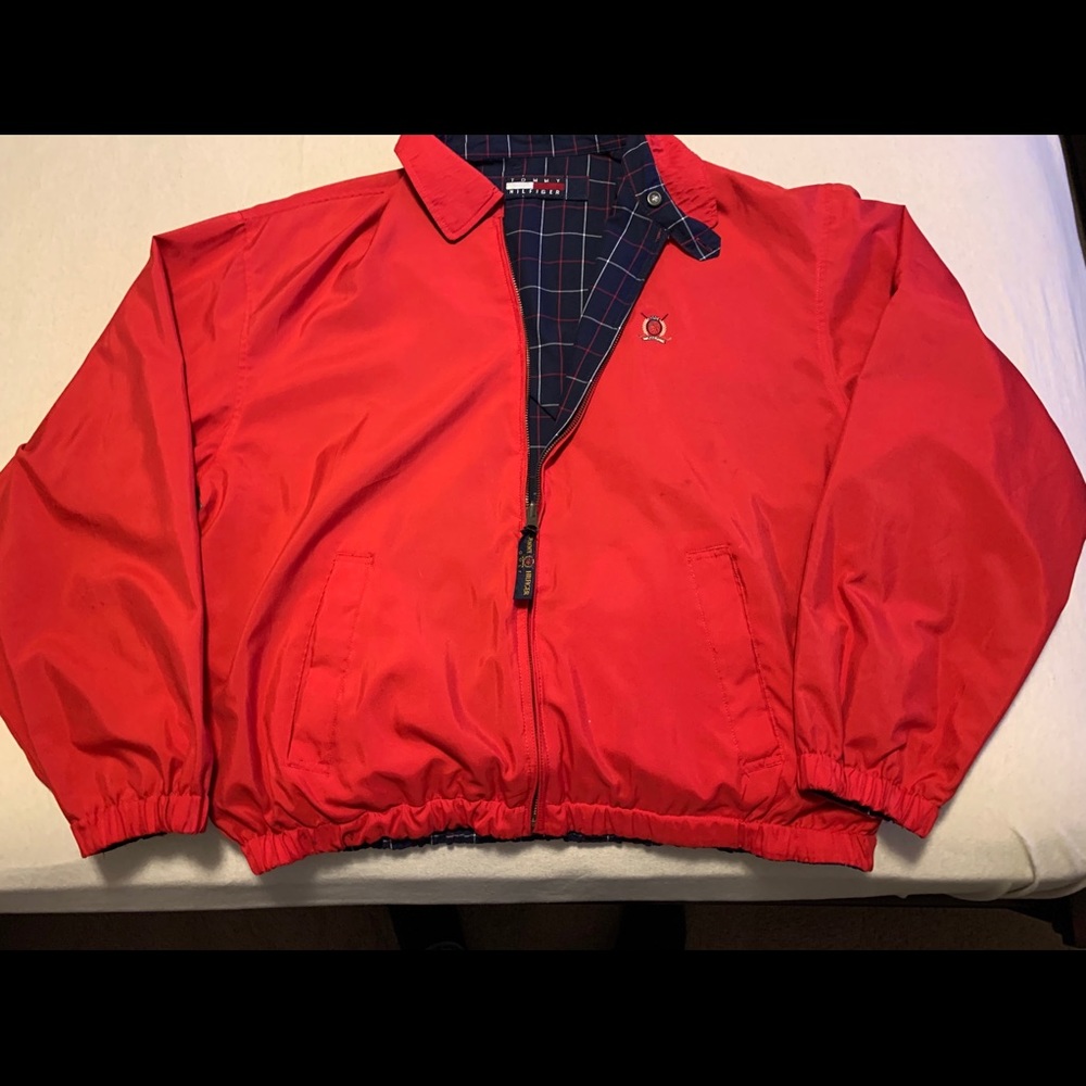 Tommy reversible jacket size large